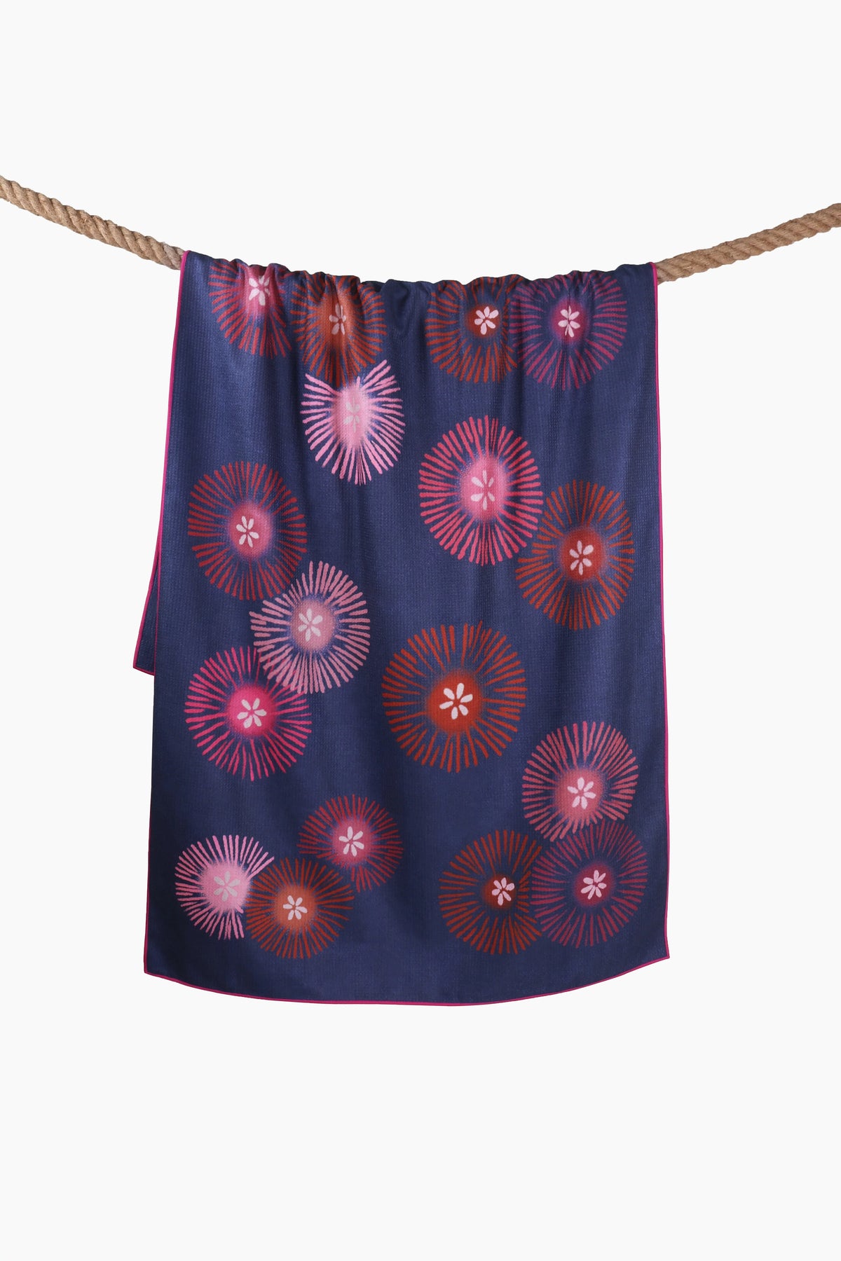 Sand Free Towel | Cherry Embers | Navy - MICICCA