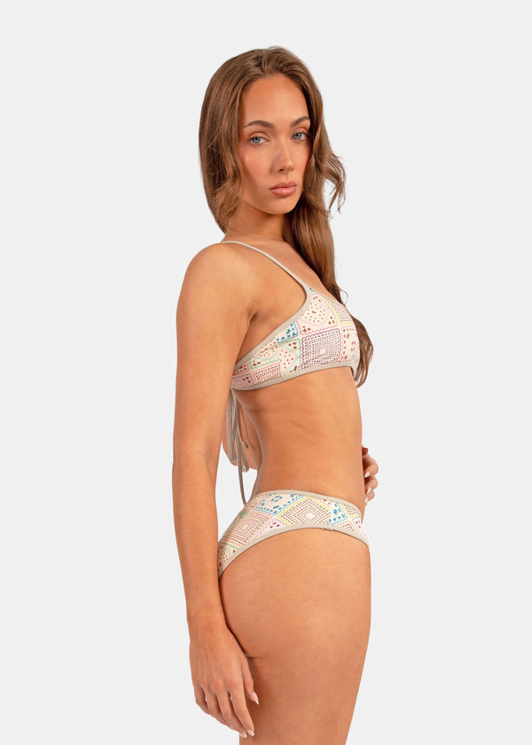 Freya Full Coverage Bikini Bottom | Cottagecore - MICICCA