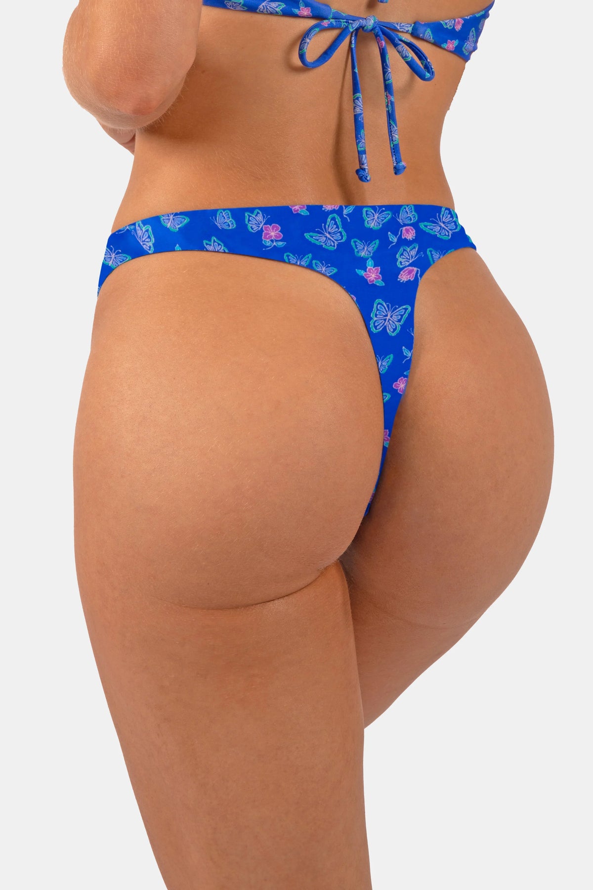 Lola Cheekiest Thong Bikini Bottom | Blue Lagoon - MICICCA