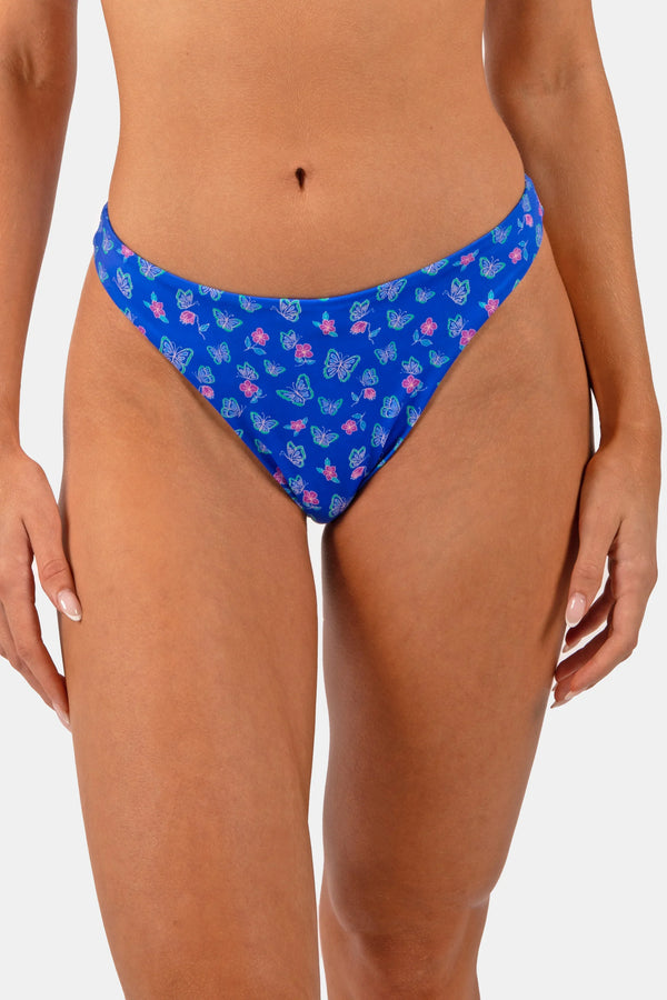 Lola Cheekiest Thong Bikini Bottom | Blue Lagoon - MICICCA