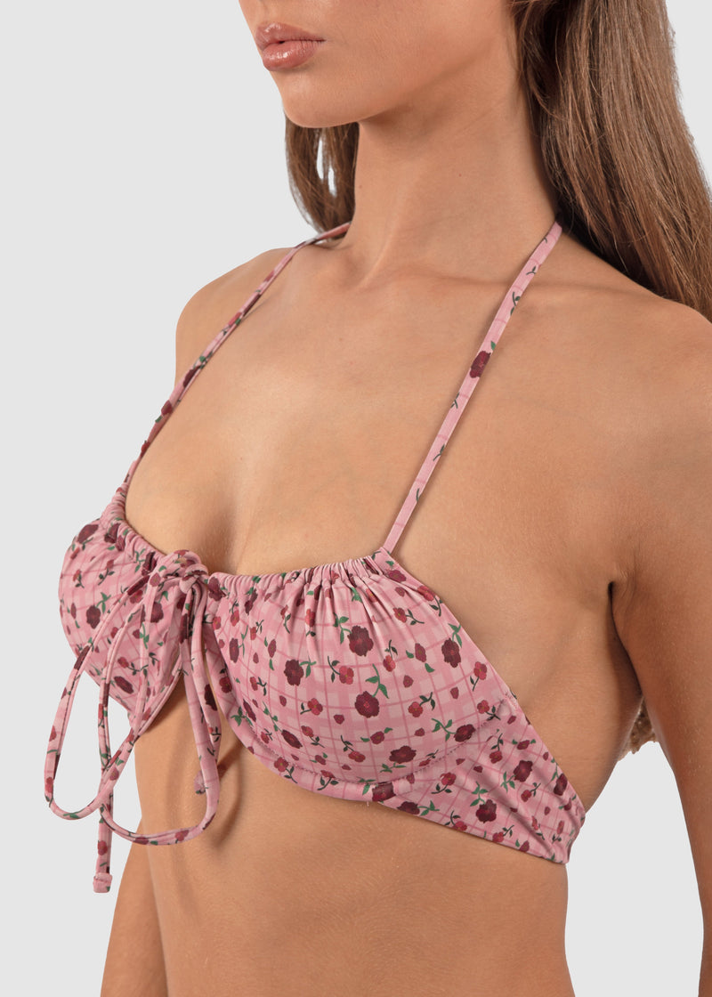 Audrey Halter Bikini Top | Rosie Posie