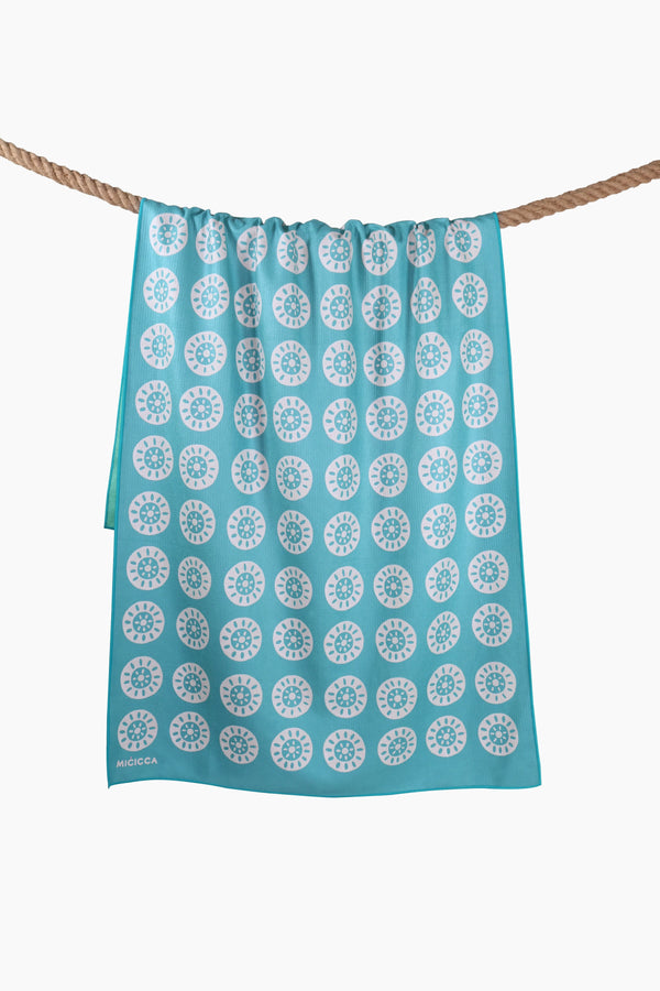 Sand Free Towel | Sunkissed | Aqua - MICICCA