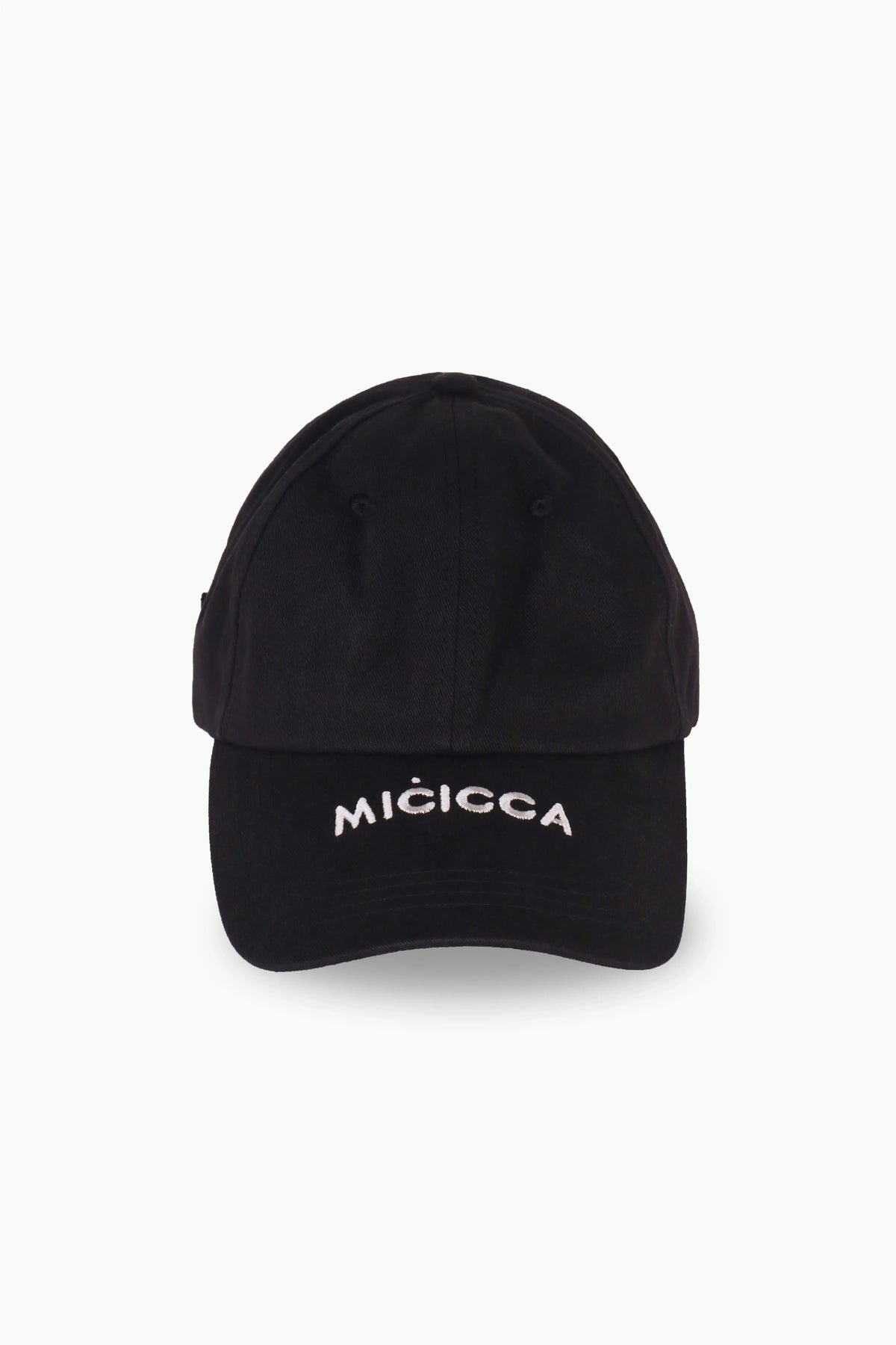 Brim Accent Dad Cap | Black - MICICCA