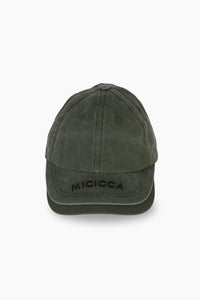 Double Decker Brim Accent Dad Cap | Khaki - MICICCA