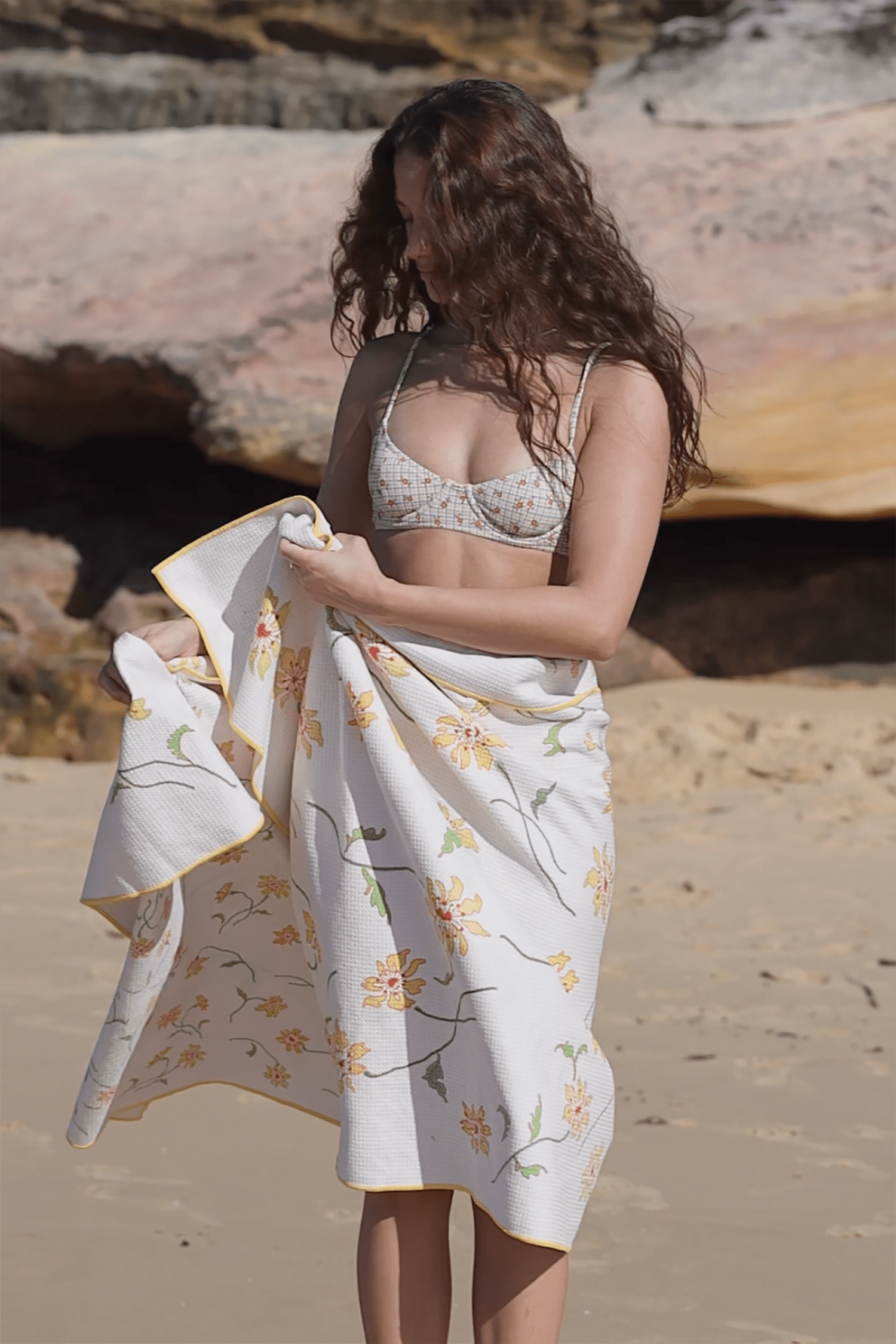 Quick Dry Sand Free Beach Towel | Limoncello