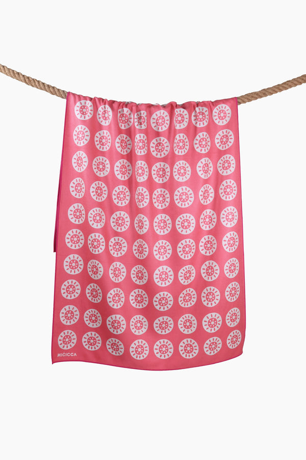 Sand Free Towel | Sunkissed | Fuchsia - MICICCA