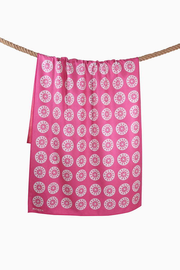 Sand Free Towel | Sunkissed | Fuchsia - MICICCA