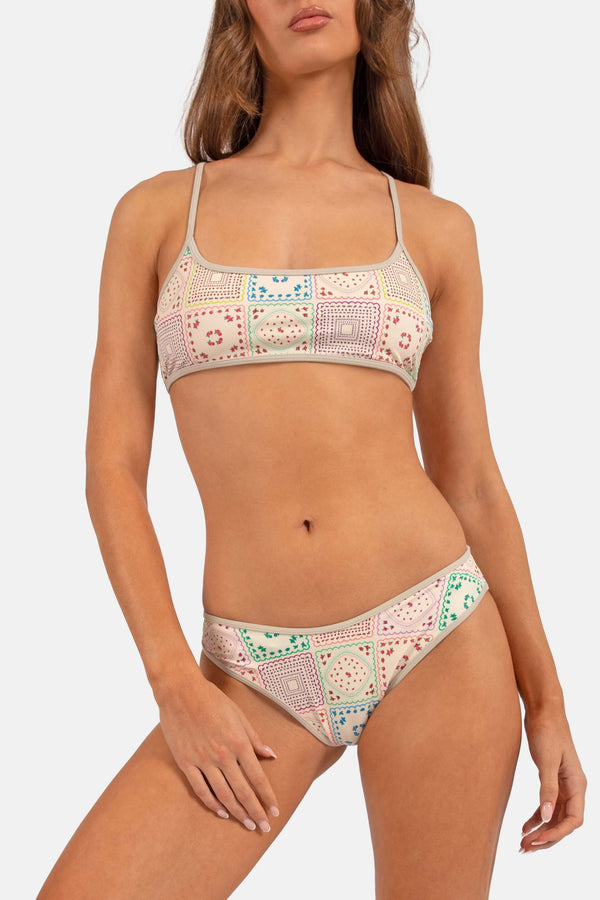 Freya Full Coverage Bikini Bottom | Cottagecore - MICICCA